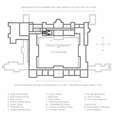 audioguida Buckingham Palace interno